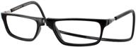 👓 clic executive single vision full frame designer reading glasses, black, +2.50: enhance your reading experience! logo