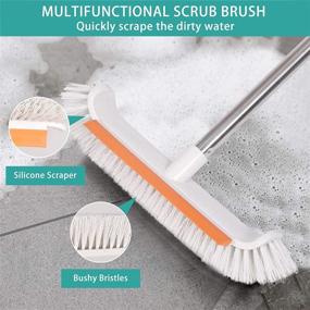 img 3 attached to Bristle Scrubber Cleaning Bathroom Swimming Household Supplies