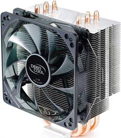 img 3 attached to Enhanced DEEPCOOL GAMMAXX400 CPU Air Cooler | 4 Heatpipes, 120mm PWM Fan, Blue LED | Intel & AMD CPU Compatible (AM4 Support)