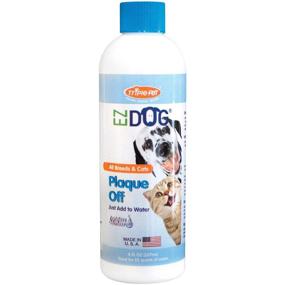 img 3 attached to 🐶 Plaque Off Fresh Breath Pet Dental Care 8 oz