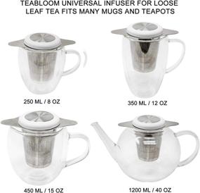 img 3 attached to 🍵 Teabloom Universal Tea Infuser: Versatile Stainless Steel Filter for Mugs, Cups, and Teapots