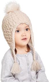 img 2 attached to 🧒 LLmoway Toddler Fleece Earflap Beanie for Boys' - Accessories and Hats & Caps