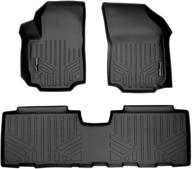 🔝 ultimate protection: max liner custom fit floor mat liners for 2018-2021 gmc terrain - a0333/b0310 logo