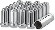 🔩 enhance your wheels with dpaccessories d5112-2305/20 20 chrome 1/2-20 closed end duplex xl spline lug nuts logo