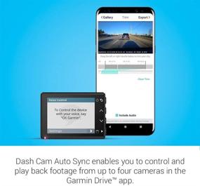 img 1 attached to 📷 Garmin Dash Cam 46: Широкий угол обзора 140 градусов в формате 1080P HD | 2" ЖК-экран | Голосовое управление | Компактный с функцией обнаружения инцидентов (обновленный)