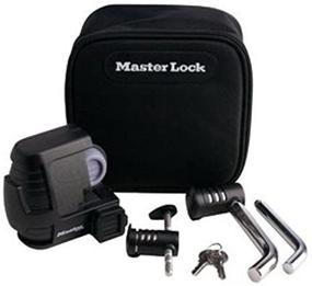 img 4 attached to 🔒 Замок для трейлера Master Lock комбинированный, комплект соединительного элемента и замка приемника, 3794DAT, красный