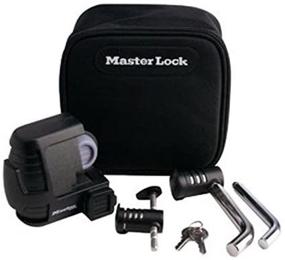 img 3 attached to 🔒 Замок для трейлера Master Lock комбинированный, комплект соединительного элемента и замка приемника, 3794DAT, красный