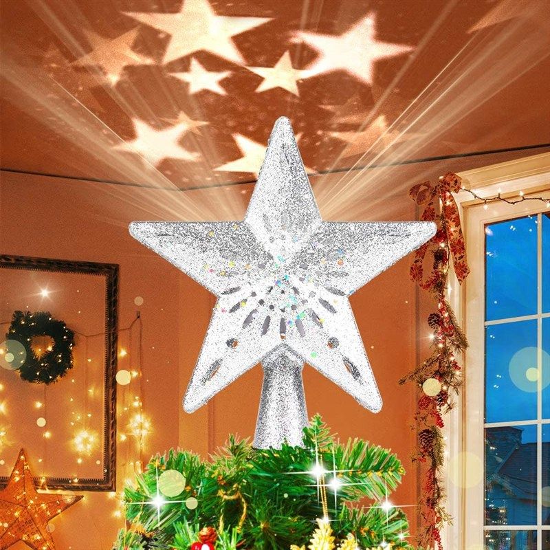 hueliv christmas rotating projector decorations 로고