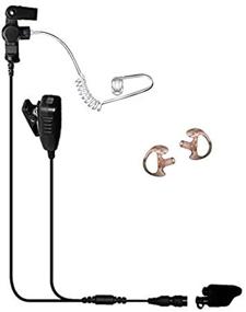 img 4 attached to Tactical Ear Gadgets Cougar 2-Wire Surveillance Earpiece with Quick Release (EP4028QR) - Compatible with Harris P5300, P5400, P5500, P7300, XG15, XG25, XG75