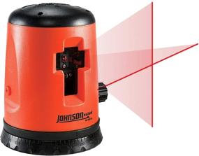 img 3 attached to Johnson Level &amp; Tool 40-0912 Self-Leveling Cross-Line Laser Level, Red, 6 x 7 Inches