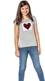 img 1 attached to 💃 Sequin Tops, Tees & Blouses for Girls by FASHION FAITH - Girls' Clothing