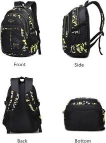 img 1 attached to Yookeyo Backpacks Waterproof Durable Backpack Backpacks