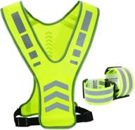 enhanced safety: tourun reflective running vest gear with pocket - ideal for women, men, and kids - perfect for night cycling, walking, jogging, and bicycle activities логотип