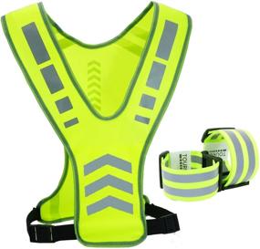 img 4 attached to Enhanced Safety: TOURUN Reflective Running Vest Gear with Pocket - Ideal for Women, Men, and Kids - Perfect for Night Cycling, Walking, Jogging, and Bicycle Activities