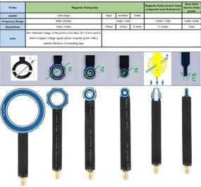 img 3 attached to Набор из 6 шт. магнитных зондов Thincol для ближнего поля - SMA антенны для тестирования проводимости радиационных помех ЭМИ с ящиком для хранения.