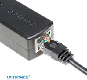 img 2 attached to 💡 UCTRONICS Active PoE Splitter 12V - 2.1mm DC Barrel Jack for IP Camera, Arduino, Ethernet, and Wireless Access Point - IEEE 802.3af/at compliant