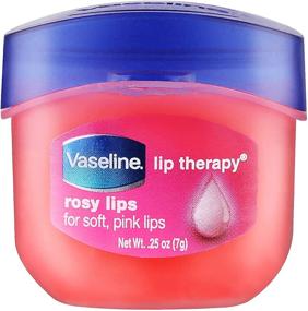img 1 attached to 💄 Pack of 2 Vaseline Lip Therapy Rosy Lips, 0.25 Oz./7 Grams