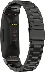 img 3 attached to 🔗 Stainless Steel Replacement Bands: Perfect Fit for Fitbit Inspire HR/Fitbit Inspire/Fitbit Inspire 2 - Men and Women Compatible Bands