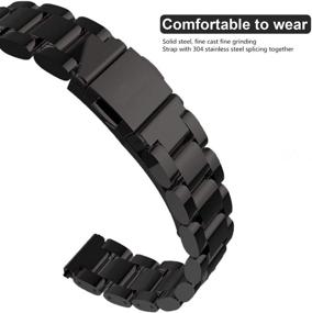 img 2 attached to 🔗 Stainless Steel Replacement Bands: Perfect Fit for Fitbit Inspire HR/Fitbit Inspire/Fitbit Inspire 2 - Men and Women Compatible Bands