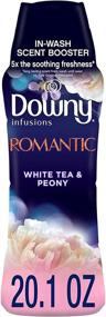 img 4 attached to 🌸 Enhance Your Laundry Experience with Downy Infusions In-Wash Scent Booster Beads - Romantic White Tea & Peony Fragrance, 20.1 Oz