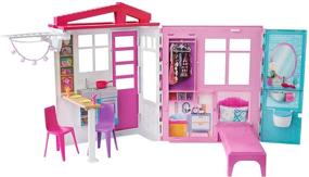 img 4 attached to Barbie Doll House Playset Multicolor