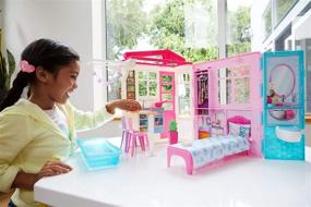 img 3 attached to Barbie Doll House Playset Multicolor