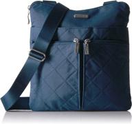 👜 quilted horizon crossbody bag by baggallini with rfid protection logo