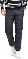 👖 syokyo1980 men's winter warm packable down pants: ultimate snow trousers логотип