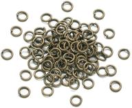 🔗 450pcs antique bronze plated brass open jump rings - 6x1mm round chainmail jewelry making connectors, 50g - kissitty logo