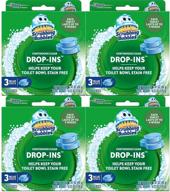 🚿 deep cleaning made easy: scrubbing bubbles continuous clean drop-ins - 3 ct blue disc (4-pack) logo