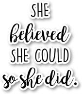 believed sticker inspirational quotes stickers logo