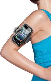 img 1 attached to Belkin Slim-Fit Plus Armband For IPhone 5 / 5S / 5C / SE (Sorbet)