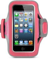 belkin slim-fit plus armband for iphone 5 / 5s / 5c / se (sorbet) logo