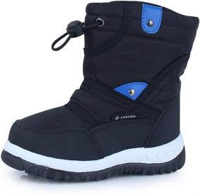 img 4 attached to 🥾 Исследуйте природу с водонепроницаемыми легкими ботинками EQUICK для мальчиков: U219WMXTB004