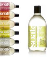 🌿 soak s07-6f soak wash rinse: 12-ounce fig scent - the ultimate cleaning solution for delicate fabrics! logo