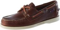 👞 sebago brown oiled docksides shoes logo