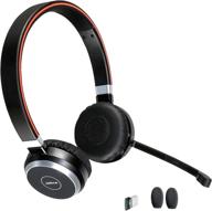 🎧 global teck evolve 65 bluetooth headset bundle with cushions - pc, mac, mobile compatible for voice and video apps like zoom, teams, meet logo