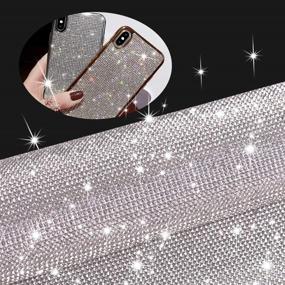 img 2 attached to Bling Crystal Rhinestone Sheets: 19000 Pieces of Self Adhesive Car Rhinestones for DIY Decoration - White