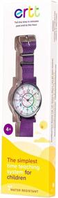 img 2 attached to Rainbow Girls' Wrist Watches - EasyRead Time Teacher for Kids