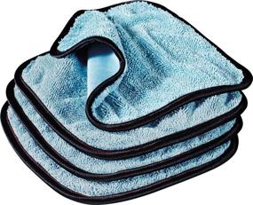img 4 attached to 🧽 Griot's Garage 55582 PFM Dual Weave Glass Towels: Набор из 4 штук - Раствор для беспятнной уборки