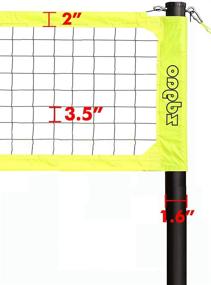 img 1 attached to 🏐 Zdgao Portable Outdoor Volleyball Set - Professional Net, Wrap Yarn Ball, Pump, Boundary Line, Carry Bag