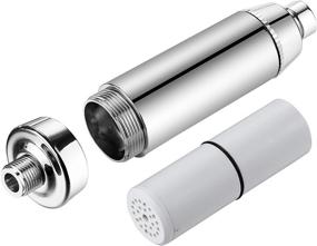 img 2 attached to 🚿 HotelSpa 1125: Universal High Performance Shower Filter for Overhead & Handheld Showers (Premium Chrome Finish)