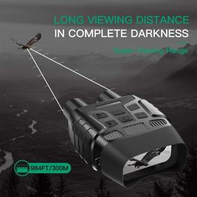img 4 attached to 🔦 Enhance Your Night Vision with JStoon Night Vision Goggles Binoculars - Digital Infrared Technology with 32 GB Memory Card