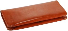 img 2 attached to 👜 Pajuva Leather Case Bifold Wallet: Sleek and Functional Design for Style and Security