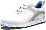 superlites white black men's golf shoes by footjoy логотип