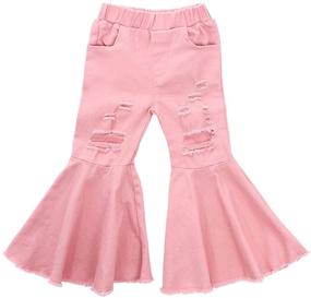 img 4 attached to 👧 Maemukilabe Leggings Trousers for 3-4 Year Old Girls' Clothing
