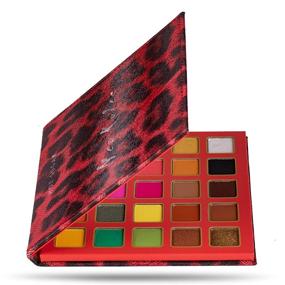 img 1 attached to 🔥 Hot Sugar: A Stunning Array of 25 Highly Pigmented Eyeshadows - Shimmer, Matte, and Glitter Pressed Eye Shadow Makeup Palette