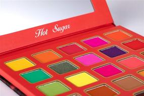 img 2 attached to 🔥 Hot Sugar: A Stunning Array of 25 Highly Pigmented Eyeshadows - Shimmer, Matte, and Glitter Pressed Eye Shadow Makeup Palette