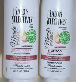 img 2 attached to 🍃 Marula Magic Shampoo and Conditioner Set - Salon Selectives 22.5 Fl. Oz. Each