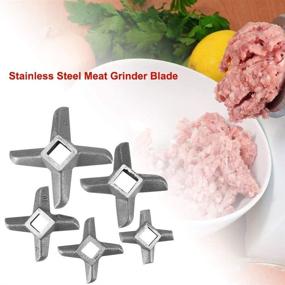 img 1 attached to Cross Shaped Professional Stainless Replacement Grinders Kitchen & Dining